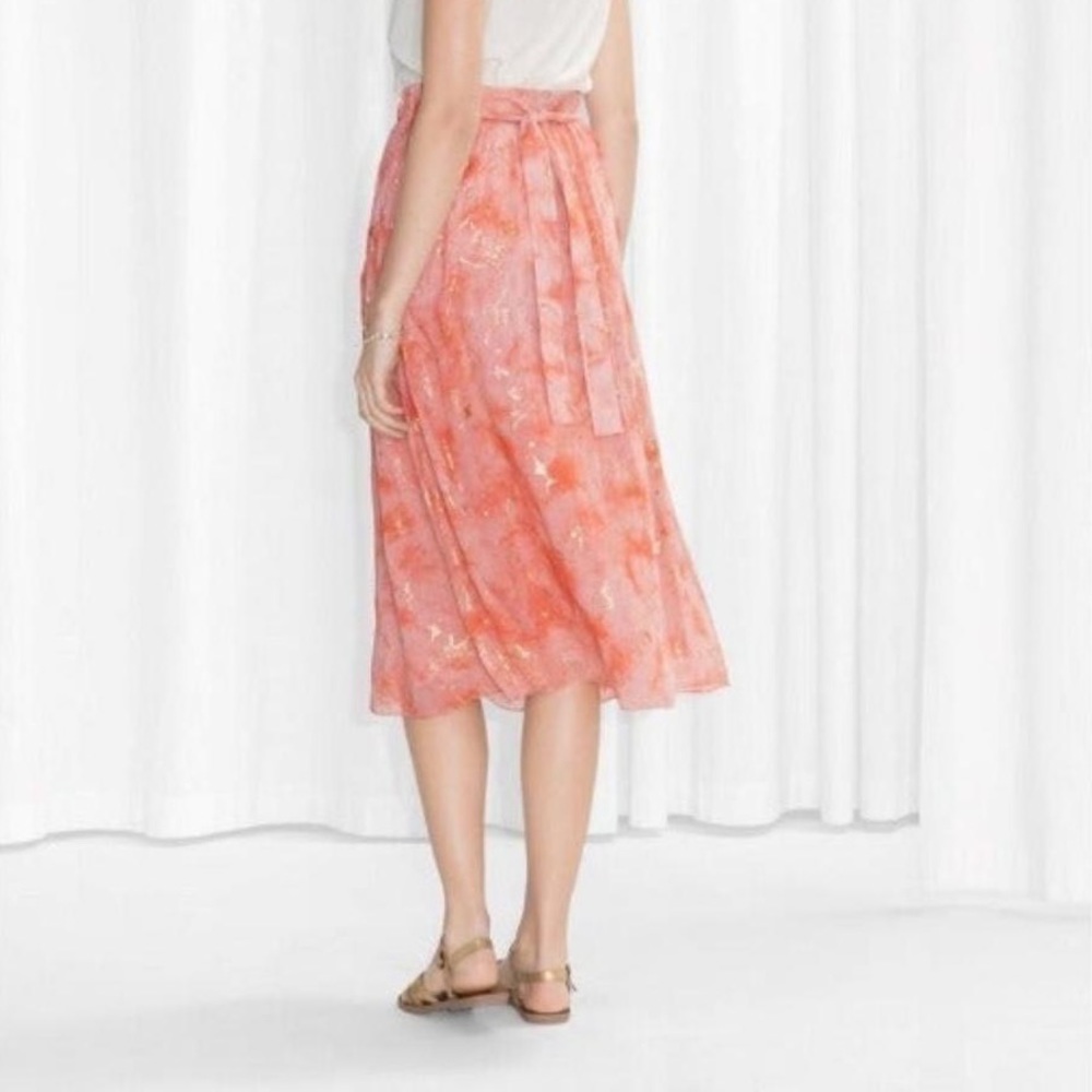 NWOT & Other Stories x TOMS Silk Skirt